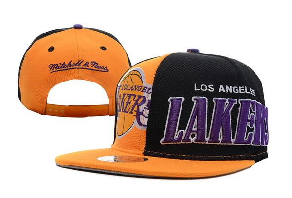 NBA Los Angeles Lakers M&N Snapback Hat NU15